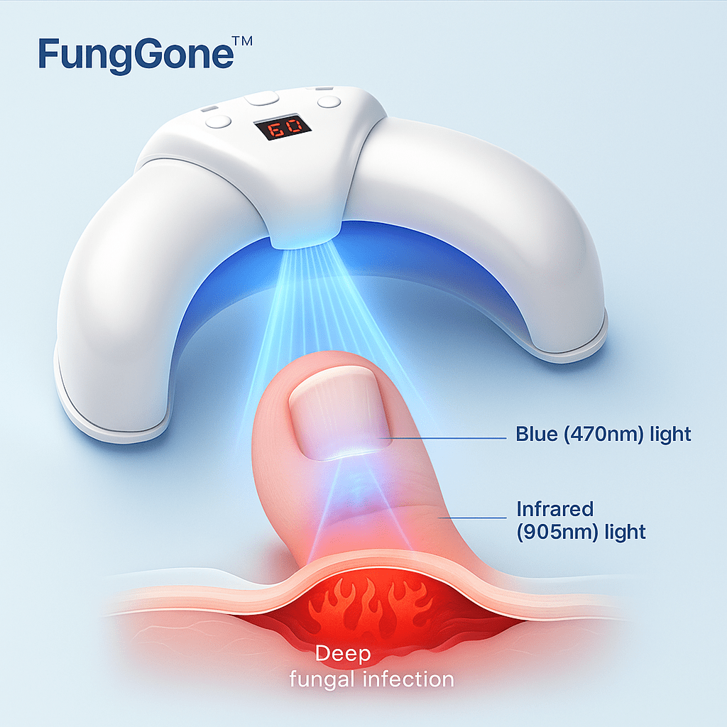 FungGone™ - LED Therapy Nail Fungus Device